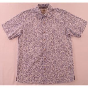 Pusser's SS Camp Shirt Blue Print New NWT $75.00